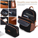 Cobens Carry on Luggage 22x14x9 Airline Approved, Suitcases with Wheels Hardshell, Lightweight Hardside Luggage Set with TSA Lock, 20Inch Black Carry on Suitcase