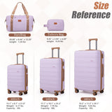 Cobens Luggage Sets 5 Piece Durable Suitcase Set with Spinner Wheels, Hard Shell Carry on Luggage with TSA Lock, Large Checked Travel Suitcases for Men and Women