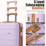 Cobens Luggage Sets 5 Piece Durable Suitcase Set with Spinner Wheels, Hard Shell Carry on Luggage with TSA Lock, Large Checked Travel Suitcases for Men and Women