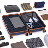 Cobens Luggage Sets 5 Piece with Spinner Wheels, Lightweight Hardshell Suitcases Set with Lock for Men and Women, Carry on Luggage Travel Set with Durable ABS Hard Case
