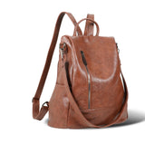 cocururu Women Backpack Purse PU Leather Anti - theft Casual Shoulder Bag Fashion Ladies Satchel Bags