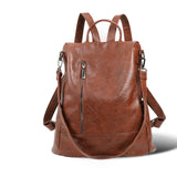 cocururu Women Backpack Purse PU Leather Anti - theft Casual Shoulder Bag Fashion Ladies Satchel Bags