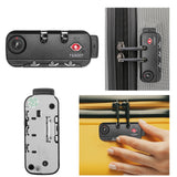 Cogguepe 2 PCS TSA Approved Combination Lock, Suitable for Luggage,Backpacks, Handbags, with 2PCS Spare TSA - 007 Key