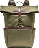 Cole Haan Men's Backpack - Judson Brushed Twill Fashion Backpack, Olive Green/Madiera