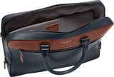 Cole Haan Men's Bag - Damon Briefcase, Navy Blazer/New British Tan