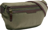 Cole Haan Men's Bag - Judson Brushed Twill Crossbody Bag, Olive Green/Madiera