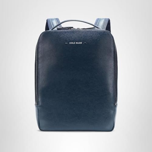 Cole Haan Men's Sloane Backpack, Navy Blazer Saffiano