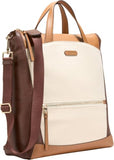 Cole Haan Women's Backpack - The Essential Leather Fashion Backpack, Hickory/Dark Caramel