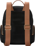 Cole Haan Women's Delancey Nylon Backpack, Black/Golden Honey