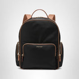 Cole Haan Women's Delancey Nylon Backpack, Black/Golden Honey