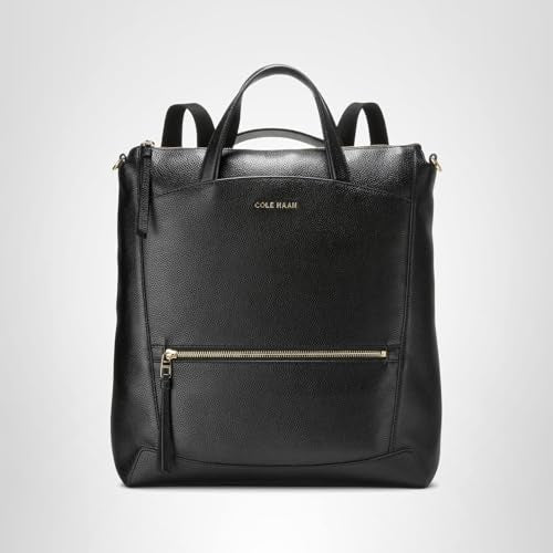 Cole Haan Women's Grand Ambition Leather Backpack, Black