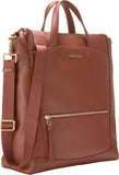 Cole Haan Women's Grand Ambition Leather Backpack, Dark Cuoio