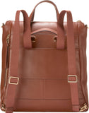 Cole Haan Women's Grand Ambition Leather Backpack, Dark Cuoio