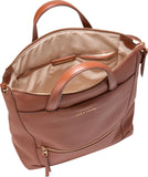 Cole Haan Women's Grand Ambition Leather Backpack, Dark Cuoio