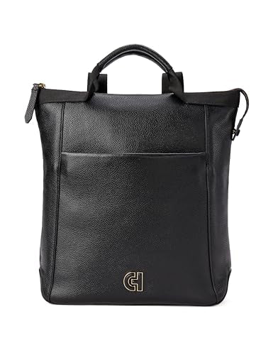 Cole Haan Womens Grand Ambition Small Convertible Luxe Backpack, New Black | Backpacks4Less