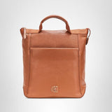 Cole Haan Womens Grand Ambition Small Convertible Luxe Backpack, New British Tan