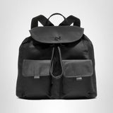 Cole Haan Women's Grand Series Nylon Flap Backpack, Black Solid