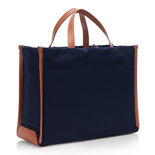 Cole Haan Women's Montecito Canvas Tote, Midnight Moon