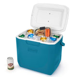 Coleman Chiller 30qt Insulated Portable Cooler with Ice Retention & Large Carry Handle, Made in USA, Great for Camping, Tailgating, Parties, Sports, Concerts & More