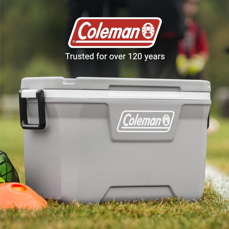 Coleman Classic Series Insulated Portable Cooler, Leak - Resistant Outdoor Hard Cooler Keeps Ice up to 5 Days, 52/70/120/150 Quart
