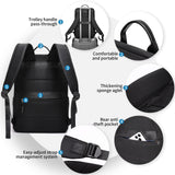 Colins Keirs Men's Travel Backpack with Laptop Compartment, Waterproof Carry - On Backpack for Business, Work & Weekend Trips