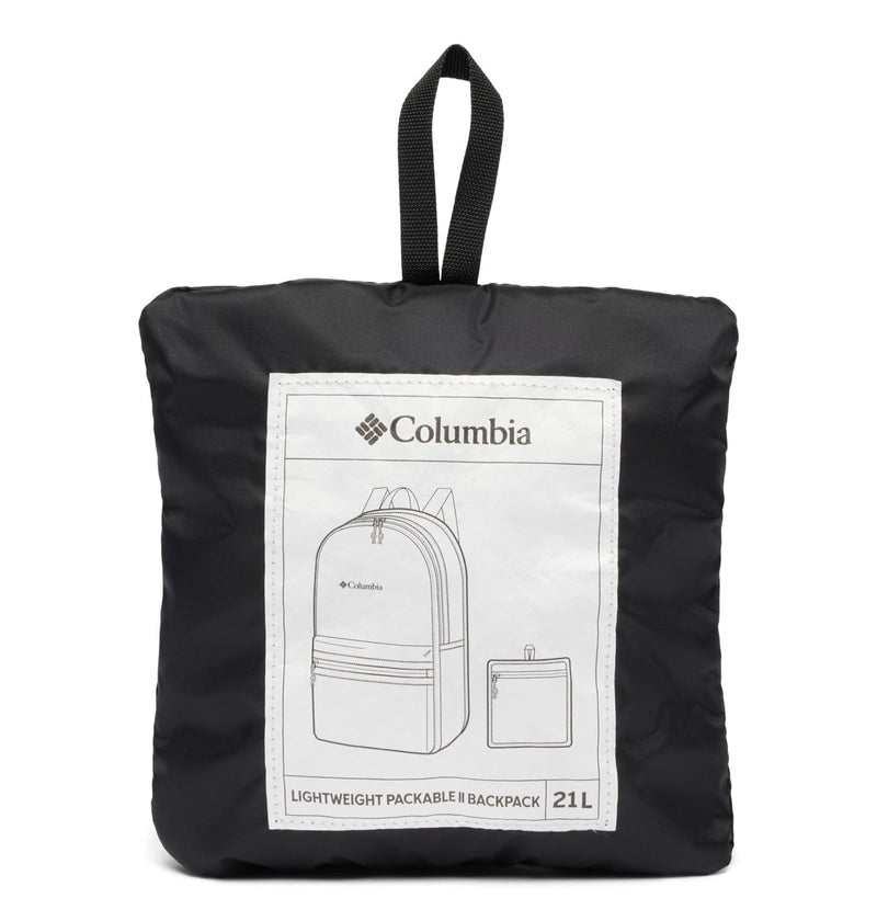 Columbia Unisex Lightweight Packable Backpack, Black, One Size