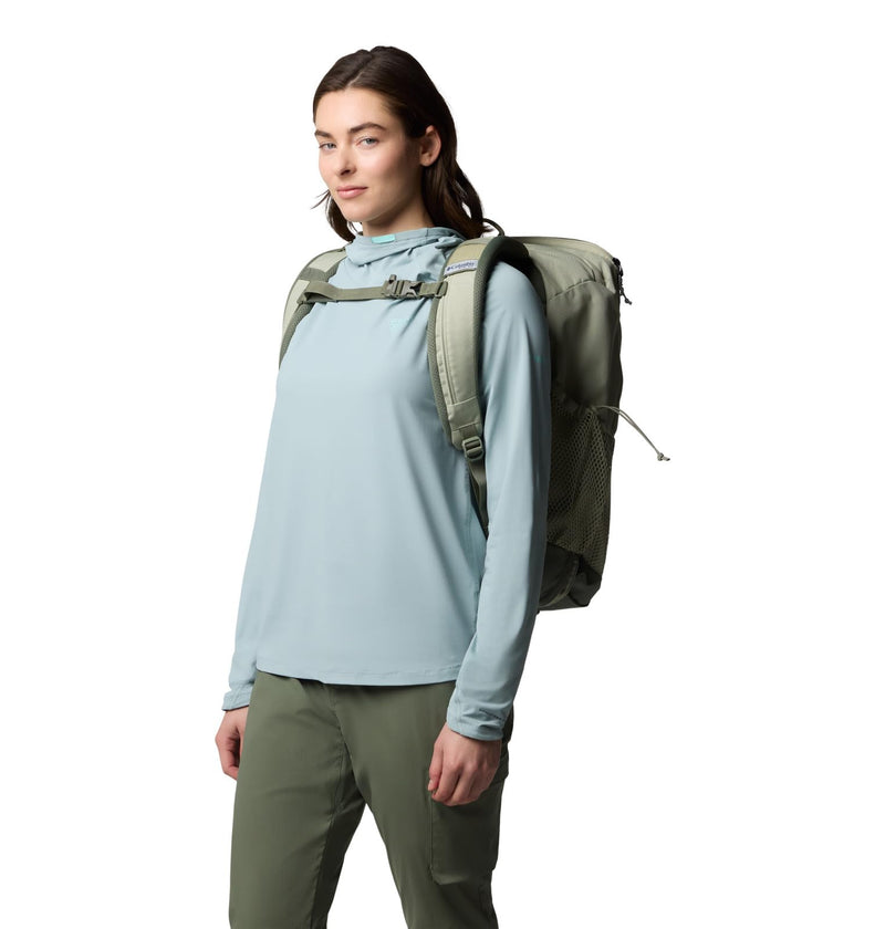 Columbia Unisex PFG Wild Cast Backpack, Smokey Sage/Cypress, One Size