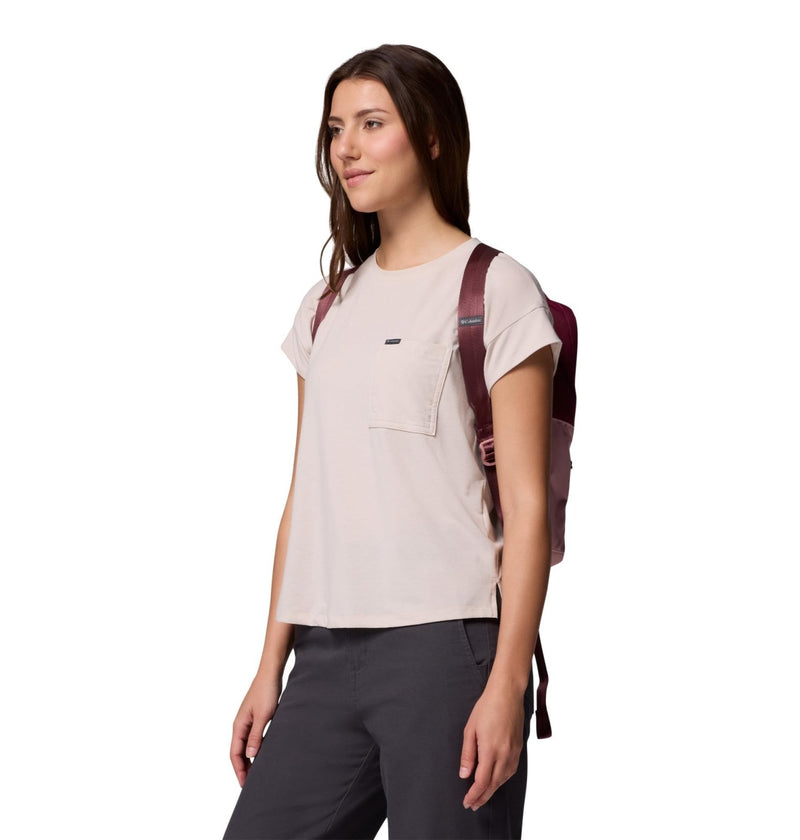 Columbia Unisex Trail Traveler 18L Backpack, Rich Wine/Eraser Pink, One Size