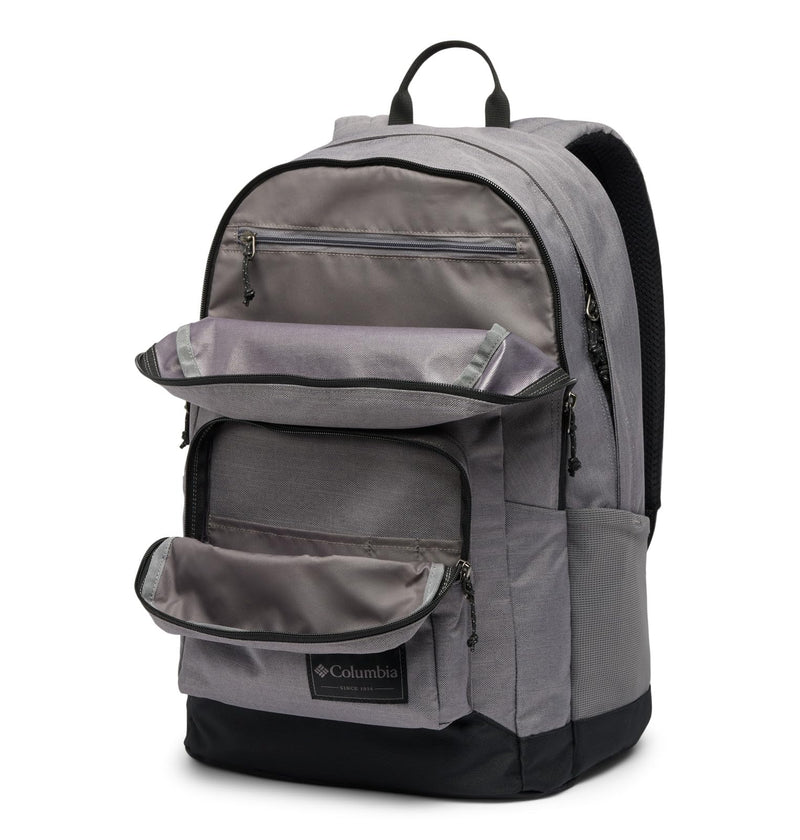 Columbia Unisex Zigzag II 30L Backpack, City Grey Heather/Black, One Size