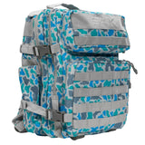Combat Iron 25L Military Tactical Backpack for Men & Women, Molle Daypack Bug Out Bag, Hiking, Camping, Travel Rucksack with Bottle Holder, Coastal Duck Camo