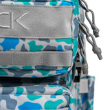 Combat Iron 25L Military Tactical Backpack for Men & Women, Molle Daypack Bug Out Bag, Hiking, Camping, Travel Rucksack with Bottle Holder, Coastal Duck Camo