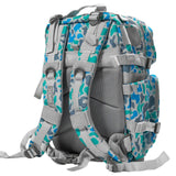 Combat Iron 25L Military Tactical Backpack for Men & Women, Molle Daypack Bug Out Bag, Hiking, Camping, Travel Rucksack with Bottle Holder, Coastal Duck Camo