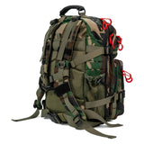 Combat Iron 35L Military Tactical Backpack for Men & Women, Molle Daypack Bug Out Bag, Hiking, Camping, Travel Rucksack with Bottle Holder, Woodland BDU Camo