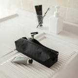 Comfyable Small Toiletry Bag for Men, Slim Mini Toothbrush Case, Mini Dopp Kit Bag for Electronics, Tech, Gym, Water - Resistant Essentials Pouch, Green