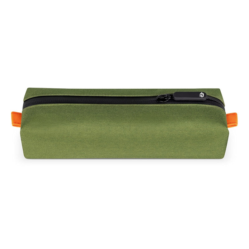 Comfyable Small Toiletry Bag for Men, Slim Mini Toothbrush Case, Mini Dopp Kit Bag for Electronics, Tech, Gym, Water - Resistant Essentials Pouch, Green