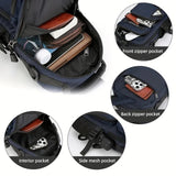 Compact Sling Bag Crossbody Chest Backpack with Multi Pockets Oxford Fabric Lightweight Travel Daypack for Men & Women Daily Carry
