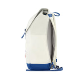 Concept One New Balance Canvas Backpack, Casual Commuter Travel Bag for Men and Women, Blue/White, 19.5 Inches