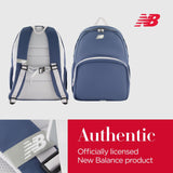 Concept One New Balance Heritage Laptop Backpack, Casual Commuter Travel Bag for Men and Women, Indigo, 18 Inches