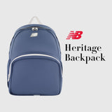 Concept One New Balance Heritage Laptop Backpack, Casual Commuter Travel Bag for Men and Women, Indigo, 18 Inches