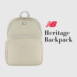 Concept One New Balance Heritage Laptop Backpack, Casual Commuter Travel Bag for Men and Women, Taupe, 18 Inches