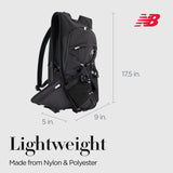 Concept One New Balance Hydration Backpack, Performance Bag for Men and Women, Black, 15 Liters