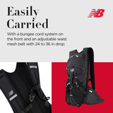 Concept One New Balance Hydration Backpack, Performance Bag for Men and Women, Black, 15 Liters