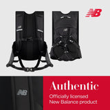 Concept One New Balance Hydration Backpack, Performance Bag for Men and Women, Black, 15 Liters