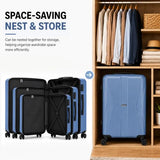 CONCEPTEN 20/24/28 Inch Hardshell Suitcase Set, ABS Luggage Set with TSA Lock 5 Piece