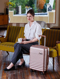 CONCEPTEN Luggage Sets 5 Piece, Suitcases with Wheels, Hardshell Suitcase Set, ABS Carry on Luggage Set with TSA Lock, Travel Luggage