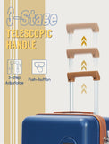 CONCEPTEN Luggage Sets 5 Piece, Suitcases with Wheels, Hardshell Suitcase Set, ABS Carry on Luggage Set with TSA Lock, Travel Luggage