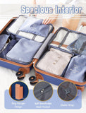 CONCEPTEN Luggage Sets 5 Piece, Suitcases with Wheels, Hardshell Suitcase Set, ABS Carry on Luggage Set with TSA Lock, Travel Luggage