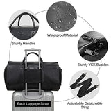 Convertible Garment Bag, Carry-On Suit Bag with Shoulder Strap