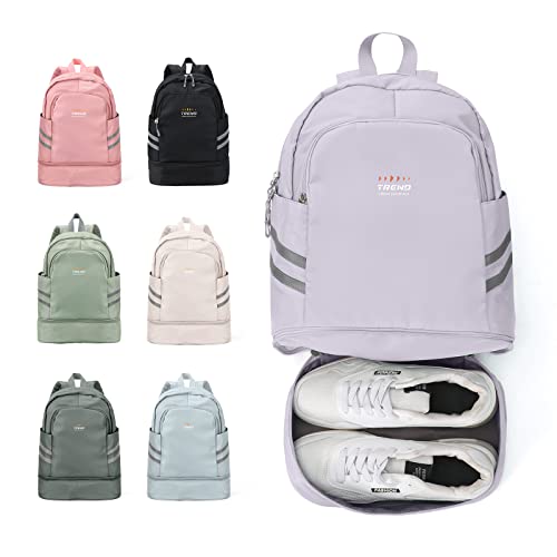 coofay Gym Backpack For Women Waterproof Sports Backpack With Shoe Compartment Lightweight Travel Backpacks Small Gym Bag Dance | Backpacks4Less