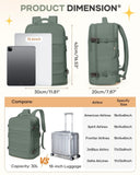 coofay Travel Backpack For Women Men Airline Approved Carry On Backpack Flight Approved Waterproof Sports Luggage Backpack Casual Daypack Small Hiking Backpacks